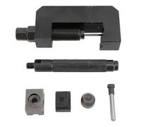 KIMISS Juego de Remachadora y Cadena de Acero Resistente, Juego de Herramientas Remachadoras para Cadenas 520, 525, 530, Extracción de Instalación de Metal en Color Negro, Kit de