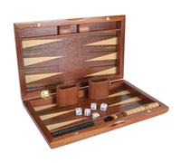 KIMISS Juego de Tablero de Ajedrez de Madera Portátil Profesional: Tablero de Ajedrez Clásico con Estuche para Adultos y Exquisito Diseño de Madera de Nogal para un Juego Mejorado