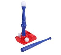 KIMISS Juego de tee Ball para Niños con Máquina de Lanzamiento: Juguete Ergonómico de Entrenamiento de Béisbol para Jugadores Jóvenes, Diversión Familiar y Desarrollo de Habilidades