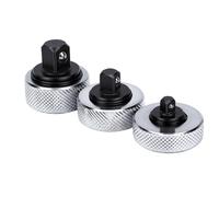 KIMISS Juego de Trinquete de Dedo Llave de Trinquete con Rueda de Pulgar Llave de de Palma de Dedo 1/4 3/8 1/2 Pulgadas Unidad Reversible Antideslizante con Rueda de