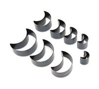 KIMISS Juego de Troqueles para Cortar Cuero para Manualidades, 8 Troqueles de Acero con Alto Contenido de Carbono para Proyectos de Cuero, Carteras, Cinturones y Más