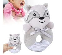 KIMISS Juguete de Lujuria de Manejo de Mano de Ráfaga de Bebés - Bajante de Animales de Dibujos Animados para 0-3 Años - Juguete de Confort Divertido para Bebés (gato siveriano)