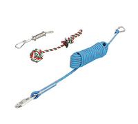 KIMISS Juguete para Tirar del árbol del Juguetes de Cuerda con Poste de Resorte, Juguete de Acero Inoxidable de 32.8 Pies, Cuerdas Musculares de Construcción de, Constructor de