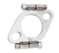 KIMISS Junta de escape ovalada partida de 2 pulgadas, para reparación y reemplazo, accesorio de conexión para sistemas de escape