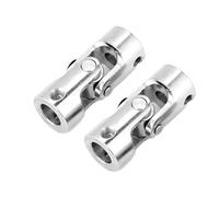 KIMISS Juntas Universales, 2 Piezas Conector de Motor de Acoplamiento de Eje Bloque de Pines de Longitud de Dirección 2 Piezas Junta 35 Mm OD 14 Mm para Conectar Modelos de Automóviles, Barcos y