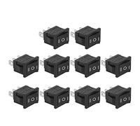 KIMISS KCD1 Rocker -Pin -Interruptores de Posición de Encendido/apagado para Barcos, Electrodomésticos Paquete de 10