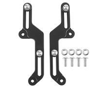 KIMISS Kit de Ajuste para Parabrisas de Moto, Compatible con CB500X 2013-2016, Soporte CNC Regulable, Accesorio para Mejorar la Visibilidad y protección