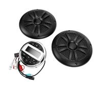 KIMISS Kit de Altavoces Marinos Bluetooth, de Audio con USB AUX, 6,5