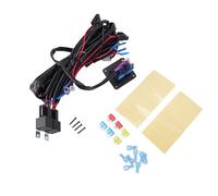 KIMISS Kit de Arnés de Cableado de Barra de Luz LED de 16 AWG - Panel de Interruptor Basculante de Encendido y Apagado para ATV, Automóvil, Barco, Camión - Relé de Alimentación Resistente y Bloque