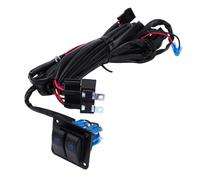 KIMISS Kit de Arnés de Cableado de Barra de Luz LED de 16AWG, Cable de Interruptor Basculante de Encendido y Apagado de 2 Bandas para Coches, Barcos, Camiones ATV, 4 Cables