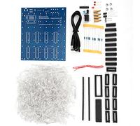 KIMISS Kit de Bricolaje de Luz LED - Placa de Circuito Impreso en 3D para Cubos de 8x8x8 Cm - Soldadura Fácil, Supercalentantes y Rendimiento Estable
