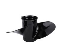 KIMISS Kit de Buje de Hélice 835257Q1 Motor Fueraborda de Alta Resistencia de Aluminio de 13,25 X 17 Pulgadas para Motores de Barcos 60 75 90 100 115 Rotación Derecha Negro