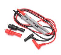 KIMISS Kit de Cables de Prueba P14A de 4 Mm con Clips - Accesorios de Línea de Prueba de Multímetro Antideslizantes para Pruebas Eléctricas, Laboratorios de Física y Mantenimiento Automotriz