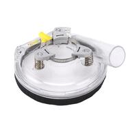 KIMISS Kit de Cubierta Antipolvo para Amoladoras Angulares, Cubierta Antipolvo ABS Transparente para Amoladoras de 4 a 5 Pulgadas, Accesorio Eficaz para Recolección de Polvo