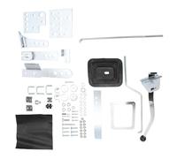 KIMISS Kit de de Piso Automático para C4 C6 3 4 Velocidades-palanca de Cambios de 11 Pulgadas con Perilla Negra, Junta MR 7668, Ideal para TH350, TH400, 700R4