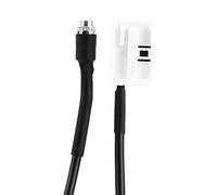 KIMISS Kit de Entrada Auxiliar Aux Aux de 12 Pin para el Cable Adaptador de para E60 E61 E63 E64 - Instalación Fácil
