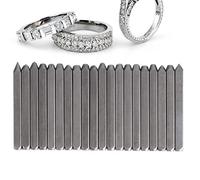 KIMISS Kit de Equipo de Cincel de Yunque para Procesamiento de Joyas, Juego de 20 Piezas para Fabricación de Joyas, Herramientas de Tallado y Diseño de Patrones (Alta calidad 20 piezas)