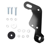 KIMISS Kit de Gancho de Remolque Delantero, Gancho de Remolque de Acero Al Carbono, Montaje en Parachoques Delantero Izquierdo, Recubrimiento Antioxidante, Sin Modificación, Reemplazo (Black)