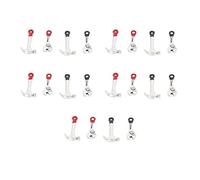 KIMISS Kit de Herramientas de Reparación para Casa de Muñecas Mini, Bonito Juego de Llaves y Martillo en Miniatura para Decoración y Mantenimiento de Casa de Muñecas, Ideal para Coleccionistas 20 Uds.