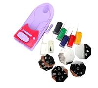 KIMISS Kit de Impresora de Arte de Uñas - de Sello de Manicura de Bricolaje con 5 Placas de Patrones e Aceite de Impresión para Impresionantes Diseños de Uñas