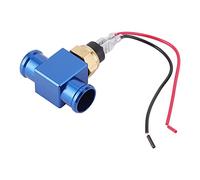 KIMISS Kit de Interruptor de Temperatura del Agua del Termostato Sensor de Temperatura del Ventilador del Radiador de Aluminio CNC de Alto Rendimiento para Vehículos Todoterreno de (BLUE)