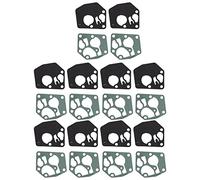 KIMISS Kit de Juntas de Diafragma de Carburador, 10 Juegos de Repuesto para Cortacésped 495770 795083