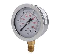 KIMISS Kit de Medidor de Prueba de Presión Hidráulica M16*2 -BSP1/4 para Sistemas Hidráulicos - 0~250bar/3600psi con una Manguera de 1,5 M para Uso Industrial
