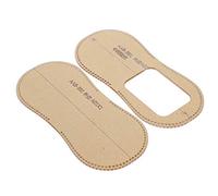 KIMISS Kit de Monedero con Plantilla Acrílica de Cuero para Herramientas Artesanales de Billetera, Diseño Transparente Duradero