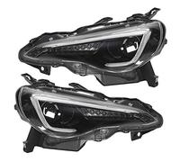 KIMISS Kit de montaje de faros delanteros LED, proyector DRL, faros delanteros dinámicos de luz alta y baja, señal de dinámica, luz ámbar de repuesto para 86/GT86 -S