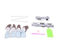 KIMISS Kit de Pintura de Diamantes de Imitación, Decoración de Pared de Puerta, Colgante de Número de Casa, Adorno Decorativo para el Hogar con Taladro y Accesorios, 5D