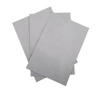 KIMISS Kit de Reparación de Bote Kit de Reparación Hypalon PVC 3 Piezas Juego de Parches de Reparación de PVC para Balsa Inflable Canoa Kayak (Gris) (Gris Blanco)