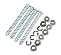 KIMISS Kit de Reparación de Bujes de Bisagra de Puerta 15562609 de Repuesto para Camioneta S10 1995-2004 y Camioneta S15 1995-2004 - Juego Completo de Herrajes para Puerta