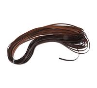 KIMISS Kit de Reparación de Mimbre para Sillas, Mesas y Sofás de Plástico para Patio - Material de Ratán Sintético para Restauración de Muebles (Marrón Descolorido)