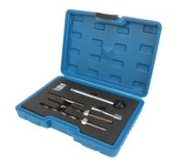 KIMISS Kit de Reparación de Roscas de Perno de Sujeción de Inyector de 10 Piezas con Caja de Soplado Herramienta de Reparación de Perno de Sujeción de Inyector de Metal para