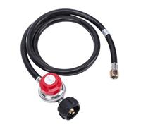 KIMISS Kit de Reparación de Tanque de Aire, Medidor de Presión Portátil de 200 PSI, Conjunto de Manguera de 4 Pies, RV Camping