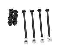 KIMISS Kit de Tornillos RC, Coches de Repuesto Crawler 144001 Tornillo Acero Fácil Instalación Pieza de Acero para 144010 144002 124016 124017