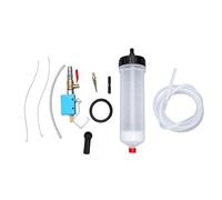 KIMISS Kit Purgador de Frenos Universal, Extractor de Fluido Automotriz, Purgador de Vacío 300ml, Herramienta Neumática de de Aceite de Dirección con Manguera de Silicona de 2m y