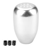 KIMISS Knob para cambio de marchas universal, para coche, diseño de 6 velocidades, cabeza de palanca de cambios en plata - ergonómico