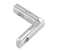 KIMISS L de Forma de Aluminio Perfil de Aluminio Conector de la Junta Soportes - Reflexiones de ángulo Recto de Acero Al Carbono para 2020, 3030, 4040 Perfiles de Extrusión - Paquete de 10 (Norma