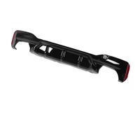 KIMISS Labio del Difusor de Parachoques Trasero y Cubierta de Gancho de Remolque para Modelos Deportivos G30 G31 M 2017-2023, Mejora Aerodinámica, Protección ABS Duradera (negro brillante)