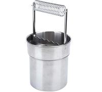 KIMISS Lavadora de Brochas de Artista con Doble capa: Limpiador de Brochas Portátil de Acero Inoxidable para Pintura, Bocetos y Suministros de Arte