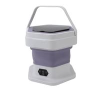 KIMISS Lavadora Plegable Compacta de 8 litros, Mini Lavadora Portátil con Combo de Lavado y Centrifugado para Ropa, Toallas, Calcetines y Ropa Interior (Purple)