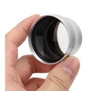 KIMISS Lente Adicional de Aumento 2X de Aleación de Aluminio Negro de 40,5 Mm para Lentes de Cámara Súper Distancia de Alta Definición Compatible con .Diámetro de Apertura