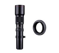 KIMISS Lente Superteleobjetivo Multicapa de 500 Mm F/8.0-32 de Repuesto con Zoom Manual para Rebel T3 T3i T4i T5 T5i T6 T6i T6s T7 T7i SL1 SL2 6D 7D 60D 70D 77D 80D