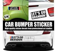 KIMISS Lets Go Brandon Pegatinas Divertidas Políticas para Parachoques de Coche, Calcomanía para Ordenador Portátil, Monopatín, Casco, Ventana, Vinilo Autoadhesivo, Paquete de 1