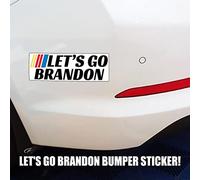 KIMISS Lets Go Brandon Pegatinas Divertidas Políticas para Parachoques de Coche, Calcomanía para Ordenador Portátil, Monopatín, Casco, Ventana, Vinilo Autoadhesivo, Paquete de 1