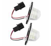 KIMISS License PlateLamp, 2pcs 18 LED izquierda/derecha lámpara de luz de matrícula de coche para Jazz 2002-2014