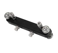 KIMISS Lijadora de Tuercas de Guitarra, Herramienta de Pulido de Sillín de Puente Ajustable para bajo | Accesorio de Lijado Luthier, Diseño Ajustable de Precisión para Dar Forma Precisa (BLACK)