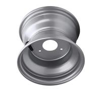 KIMISS Llanta para ATV 18X9.50-8, aleación de aluminio resistente, ideal para karts y carritos de plateado, hub robusto
