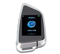 KIMISS Llave de Coche Remota Inteligente con Pantalla LCD: Bloqueo Automático de Entrada sin Llave, 5.0 para Coches de Arranque con un Solo, Llavero Antipérdida